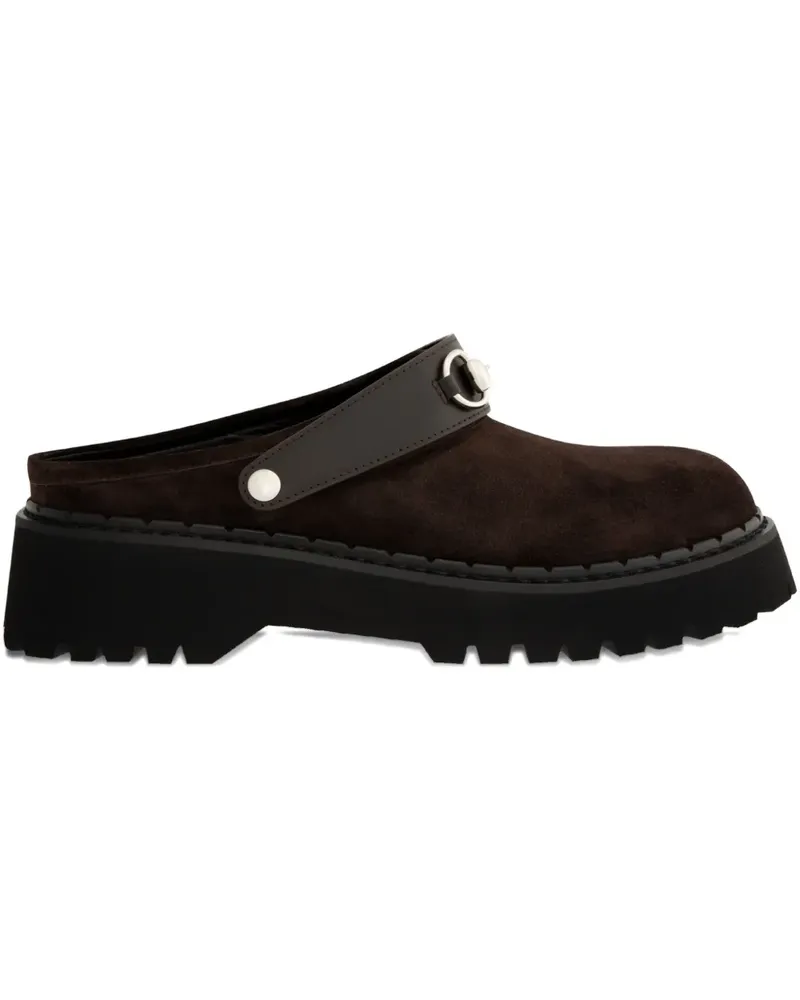 Gucci Mules mit Horsebit-Detail - Braun Braun