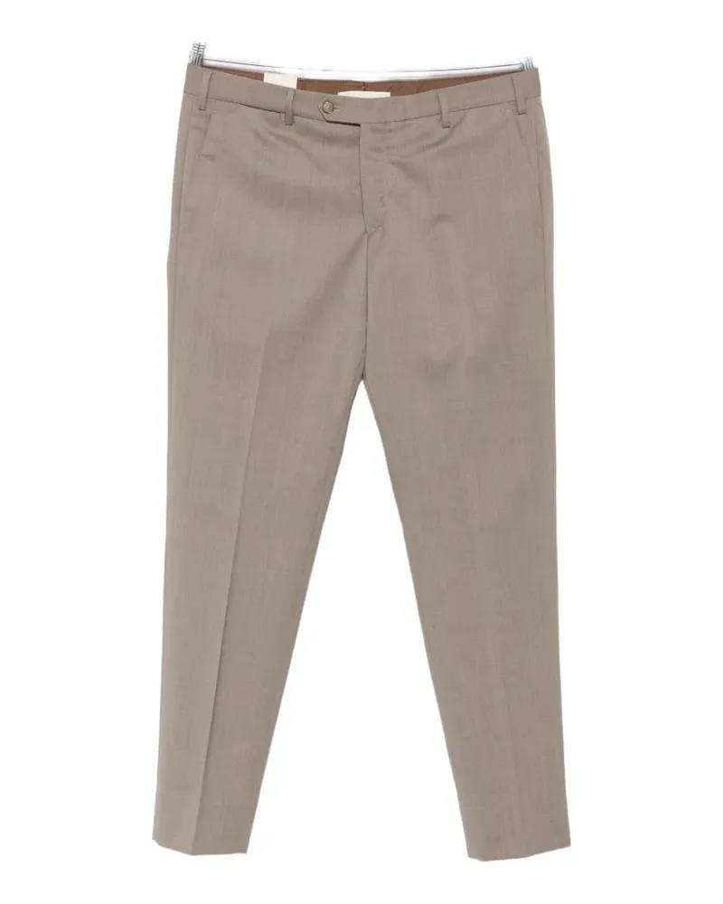 Briglia 1949 pressed-crease tailored trousers - Nude Nude