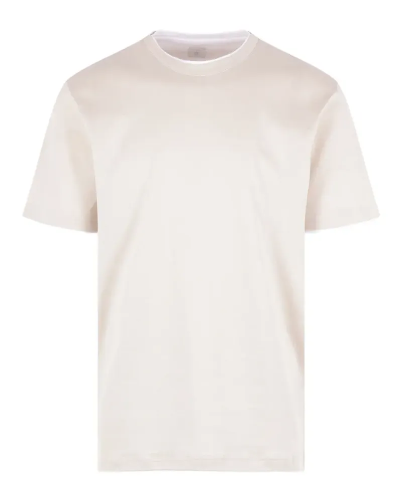 Eleventy T-Shirt im Layering-Look - Nude Nude