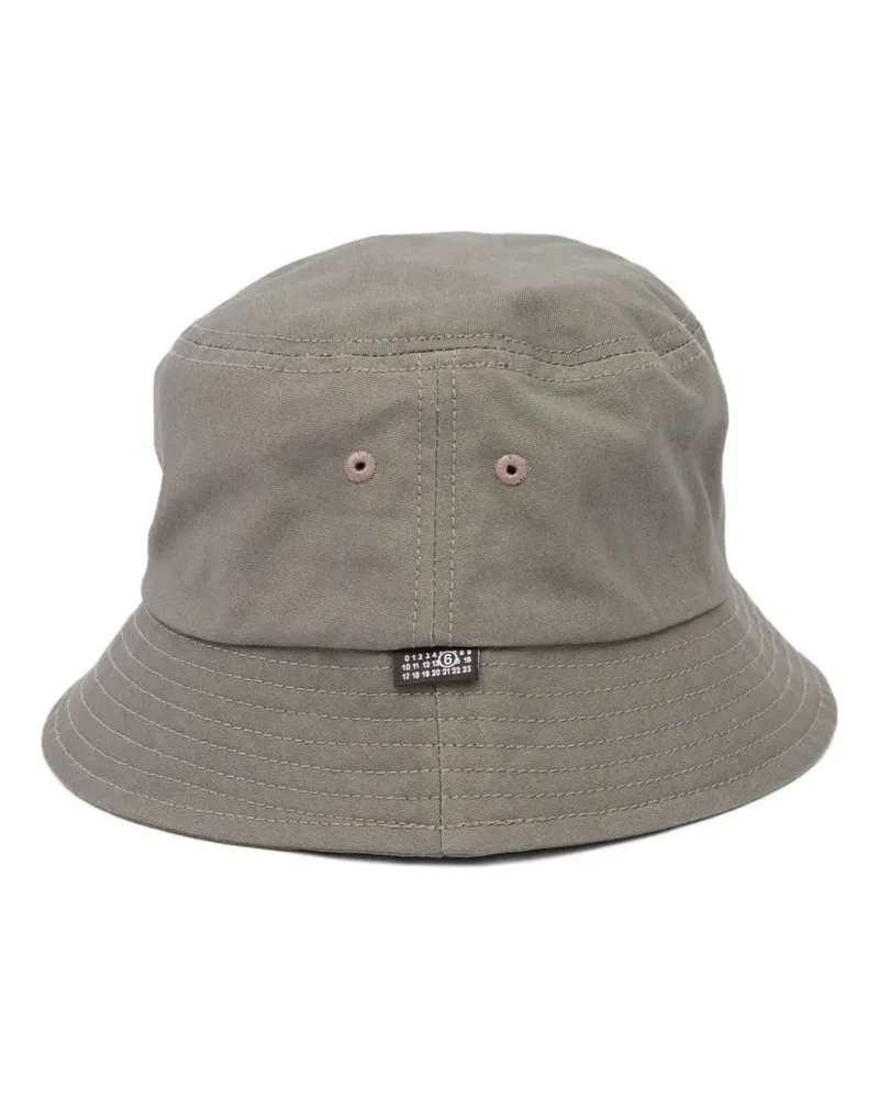 Maison Margiela Bestickter Fischerhut - Grau Grau