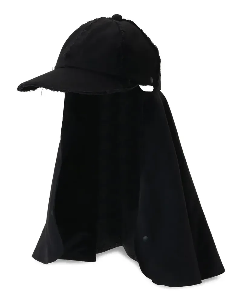 Yohji Yamamoto Heat Shield Baseballkappe - Schwarz Schwarz