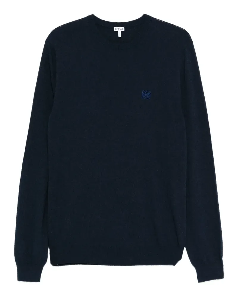 Loewe Pullover mit rundem Ausschnitt - Blau Blau