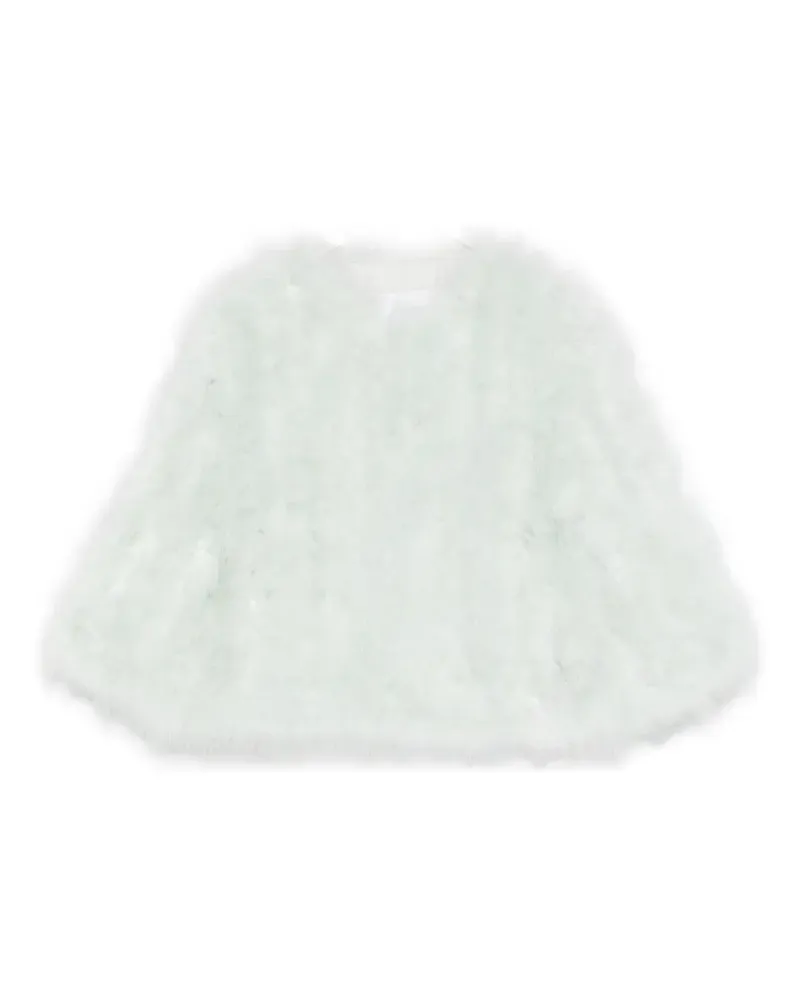 Yves Salomon Jacke mit rundem Ausschnitt - Grün Grün