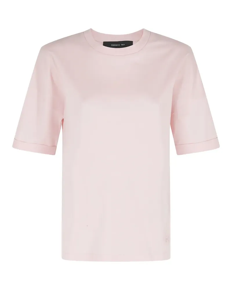 Federica Tosi Klassisches T-Shirt - Rosa Rosa