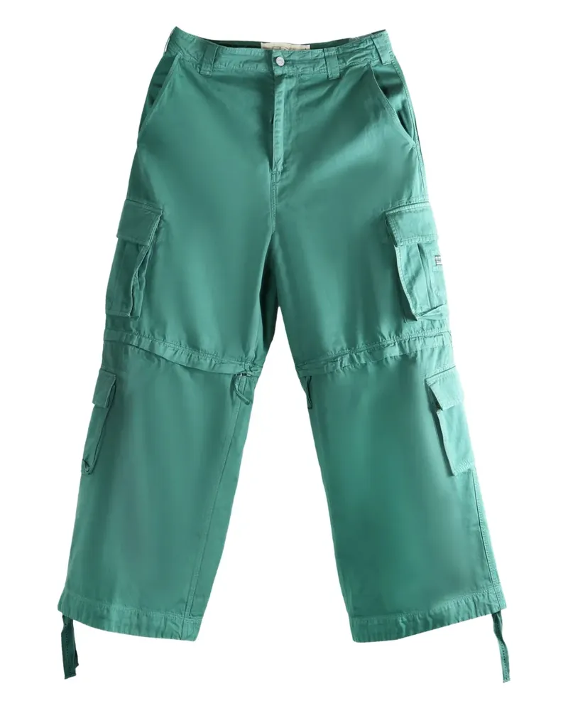 ERL zip-off cargo trousers - Grün Grün