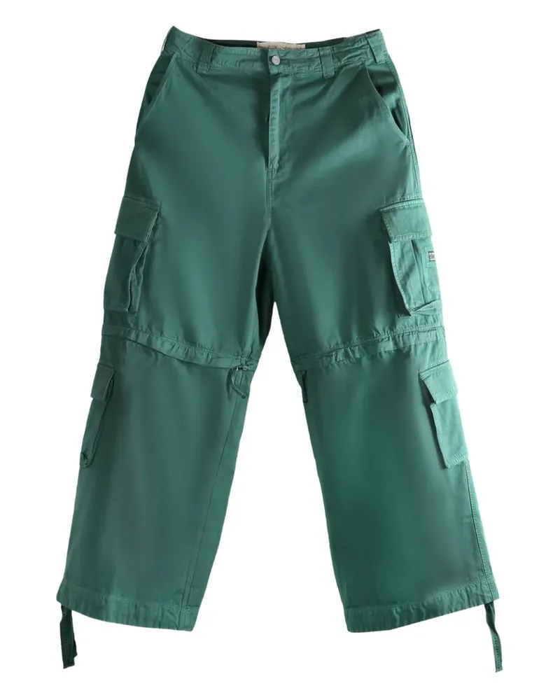 ERL zip-off cargo trousers - Grün Grün