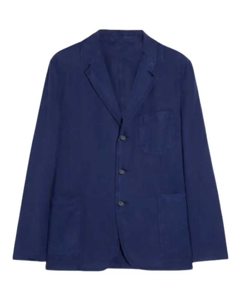 ASPESI Samuraki Herringbone blazer jacket - Blau Blau