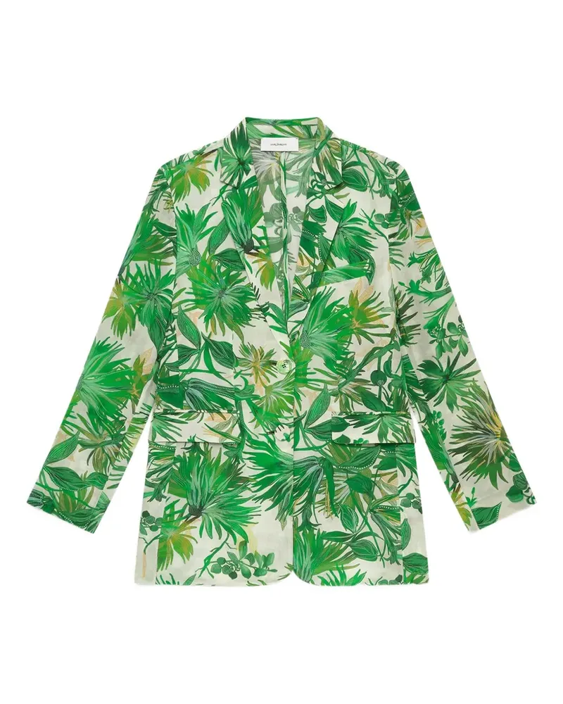 Maliparmi Sakko mit Blumenprint - Grün Grün