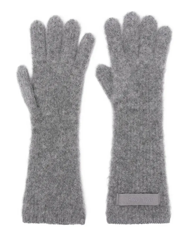 Jacquemus Les gants Gros Grain Handschuhe - Grau Grau