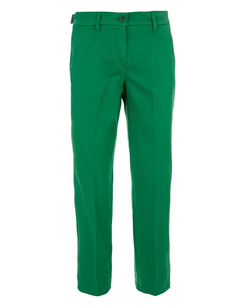 Jacob Cohën Hose mit Logo-Patch - Grün Grün