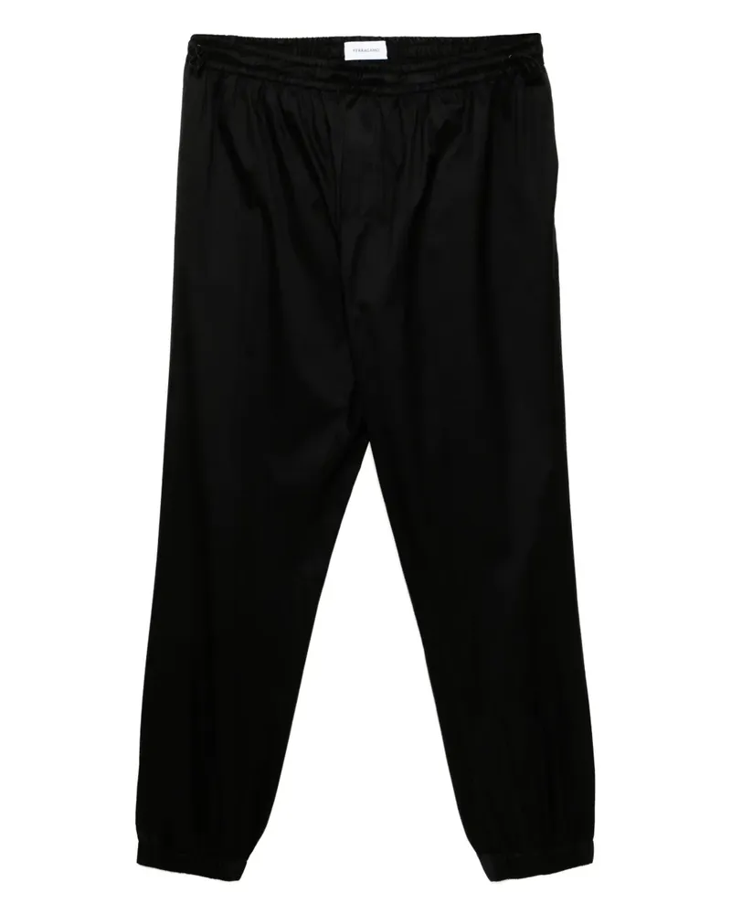 Ferragamo Hose mit Tapered-Bein - Schwarz Schwarz