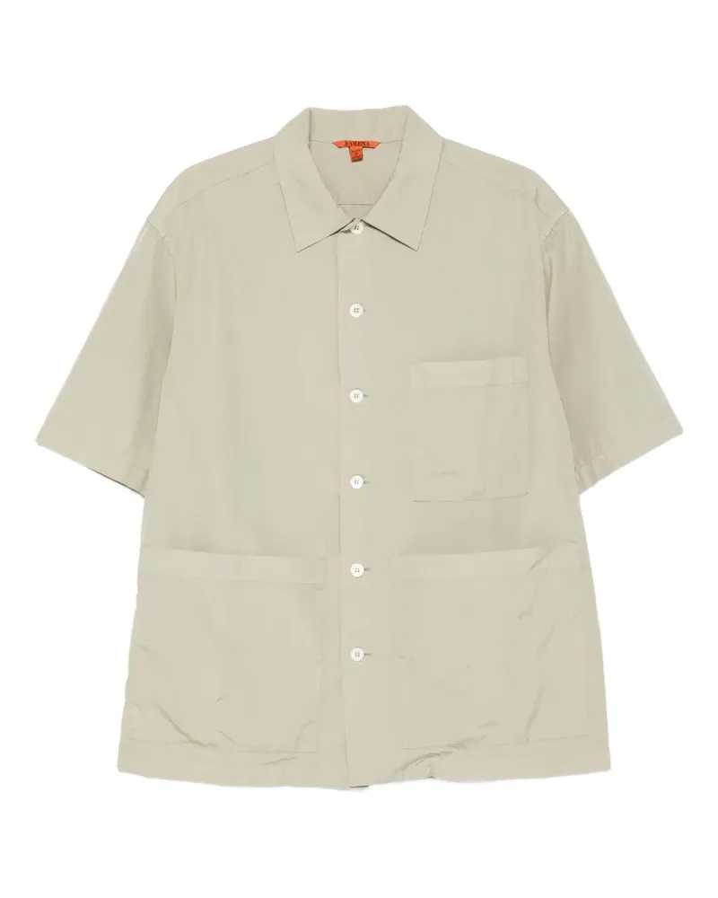 BARENA patch-pockets donde bagio shirt - Grün Grün
