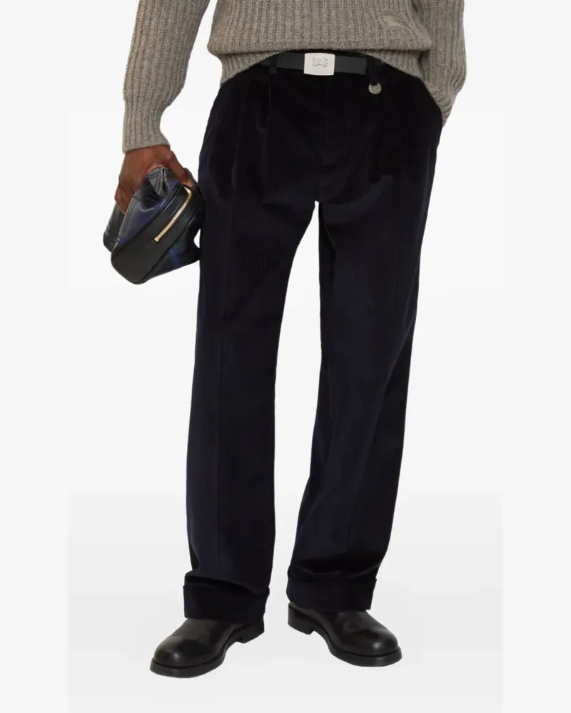 Burberry Hose aus Cord - Blau Blau