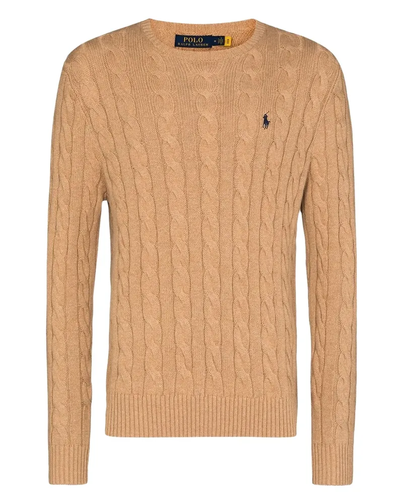 Ralph Lauren Pullover mit Logo-Stickerei - Nude Nude