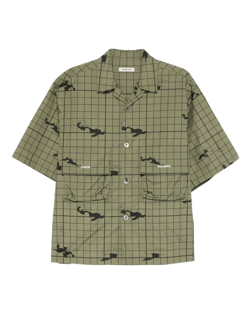 Undercover Hemd mit Karomuster - Grün Grün