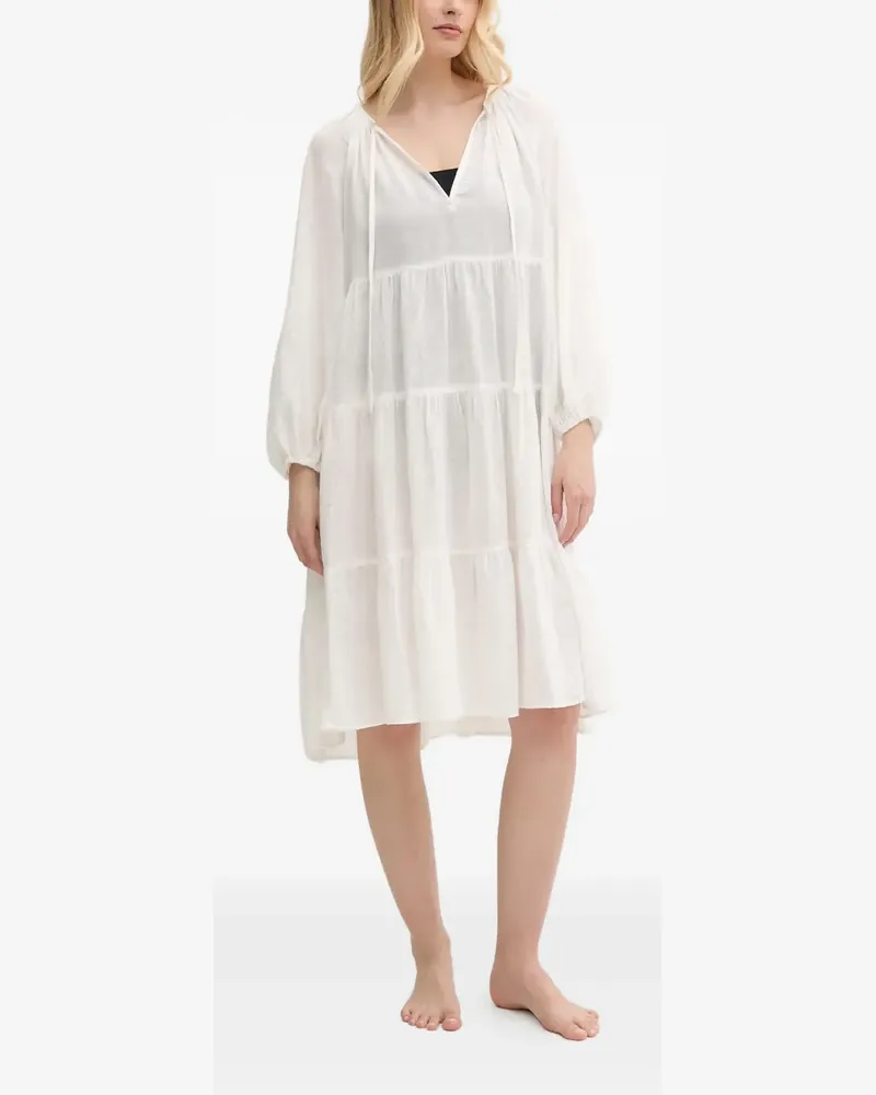 Ralph Lauren Minikleid aus Bio Baumwolle - Weiß Weiß