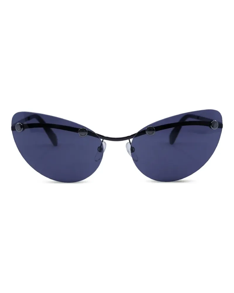 Moschino Sonnenbrille mit Cat-Eye-Gestell - Schwarz Schwarz