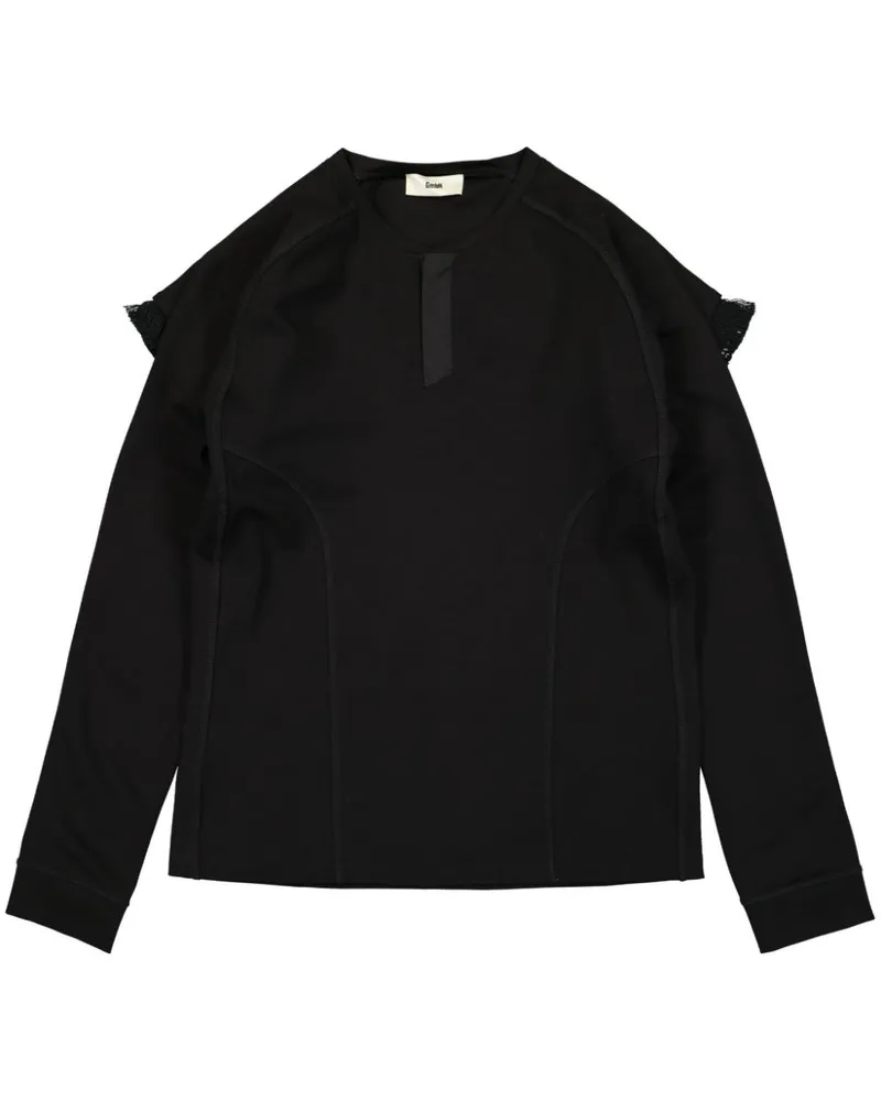 GmbH Rami Langarmshirt - Schwarz Schwarz
