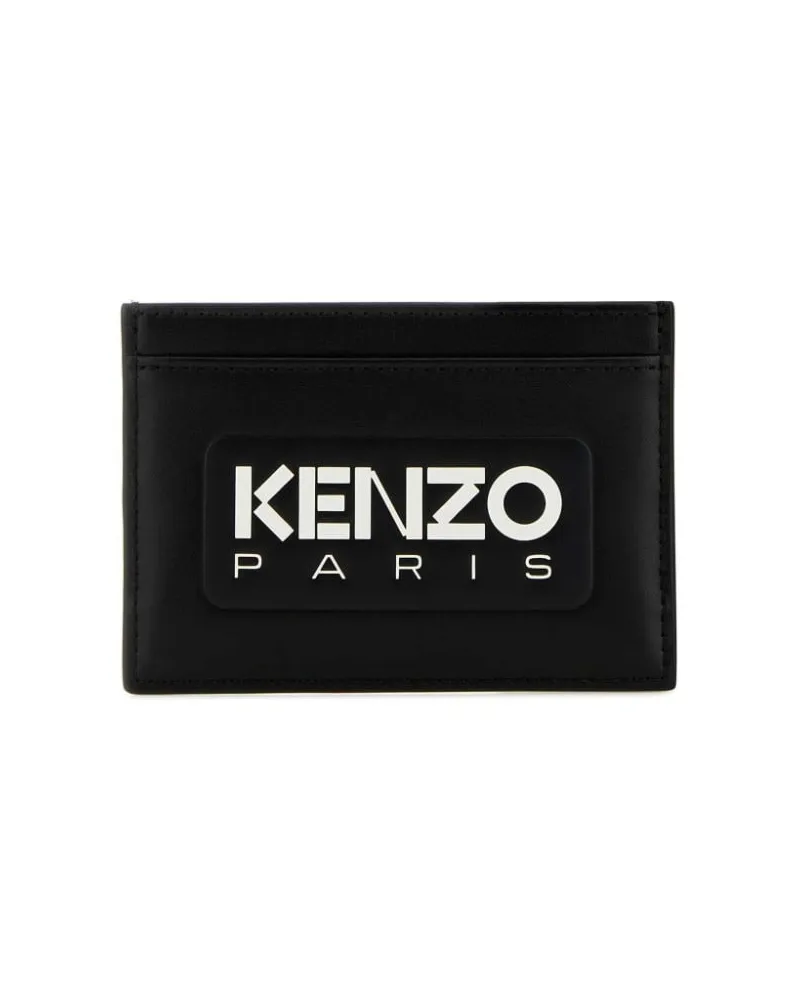 Kenzo Kartenetui Mit Logo Print Schwarz