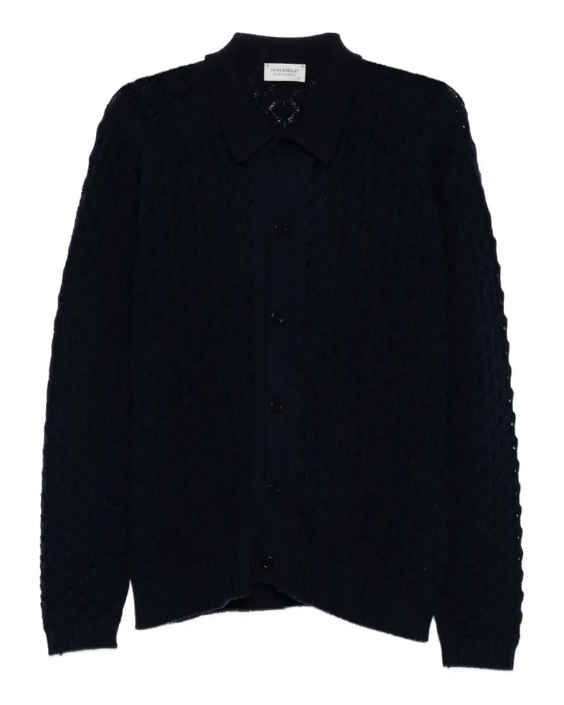 John Smedley Winster Hemd - Blau Blau