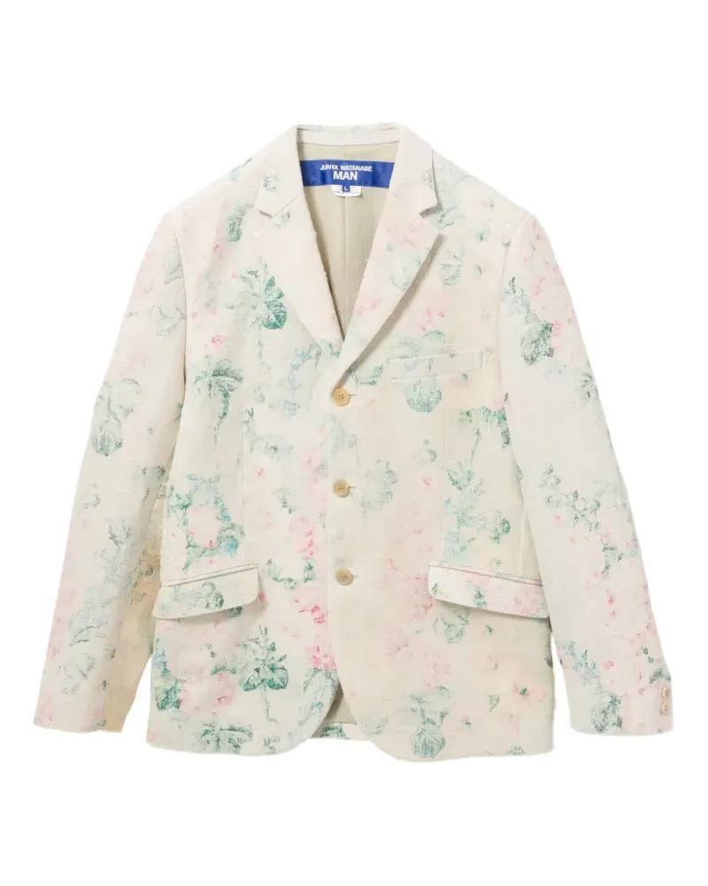 Junya Watanabe Blazer mit Print - Nude Nude