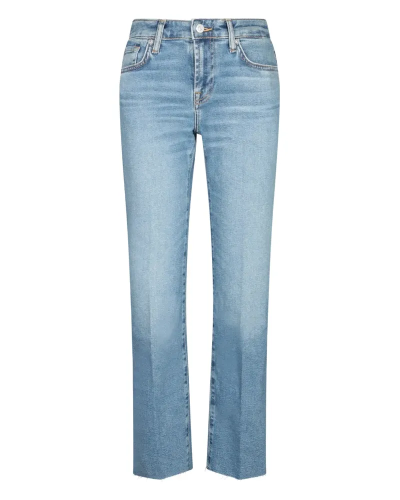 7 for all mankind Klassische Jeans mit Fransen - Blau Blau