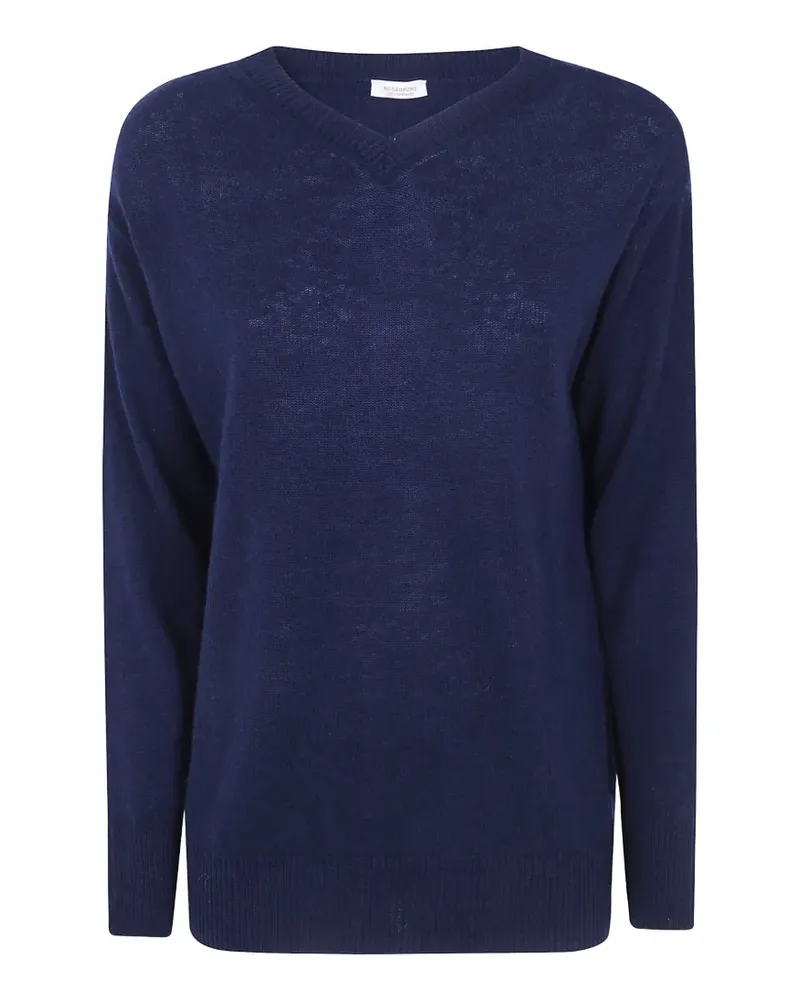 ROSSOPURO V-neck cashmere sweater - Blau Blau