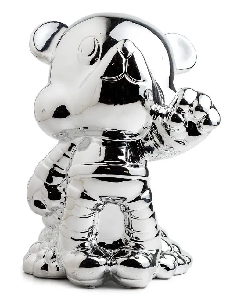 Linda Farrow Bear Figur - Silber Silber