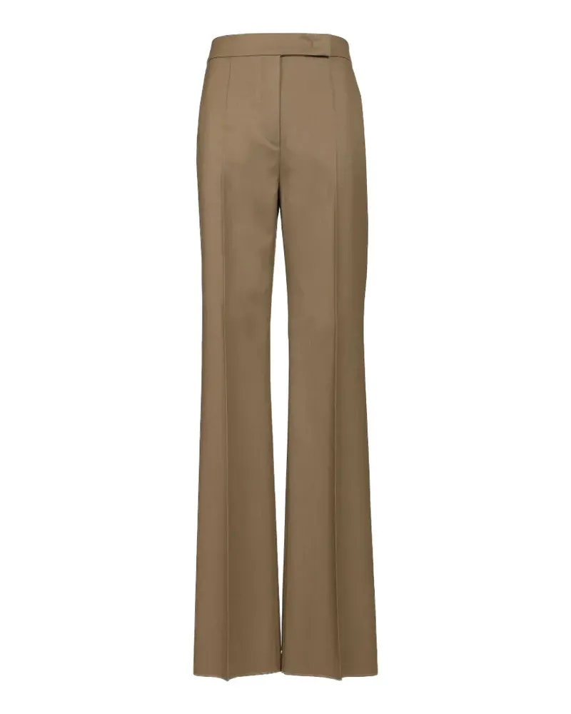 Max Mara Hose mit Bügelfalten - Braun Braun