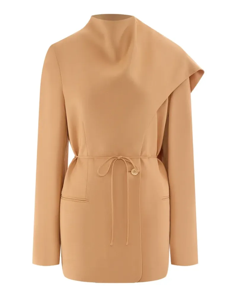 12 STOREEZ Asymmetrischer Petra Blazer - Orange Orange