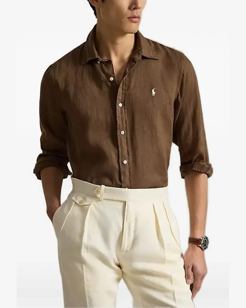 Ralph Lauren logo shirt - Braun Braun