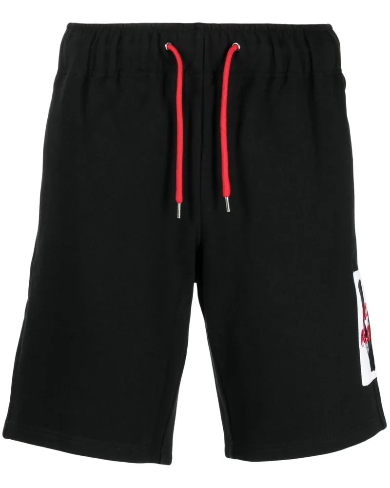 Ports V Joggingshorts mit Logo-Patch Schwarz