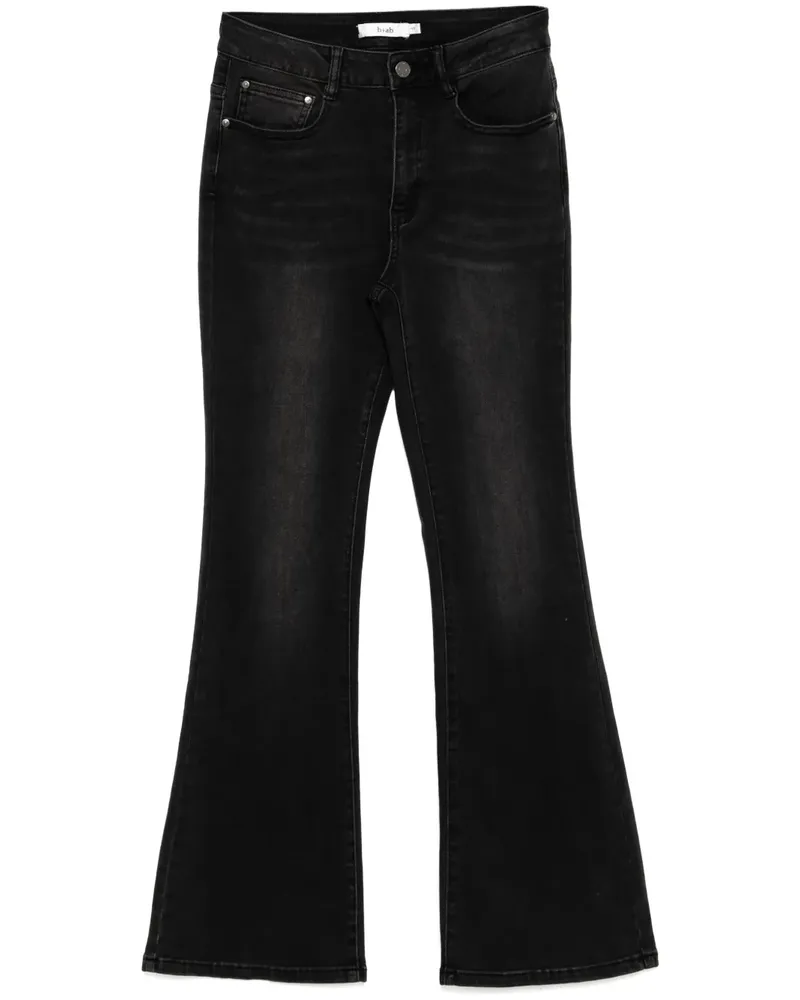 b+ab Ausgestellte Jeans - Schwarz Schwarz