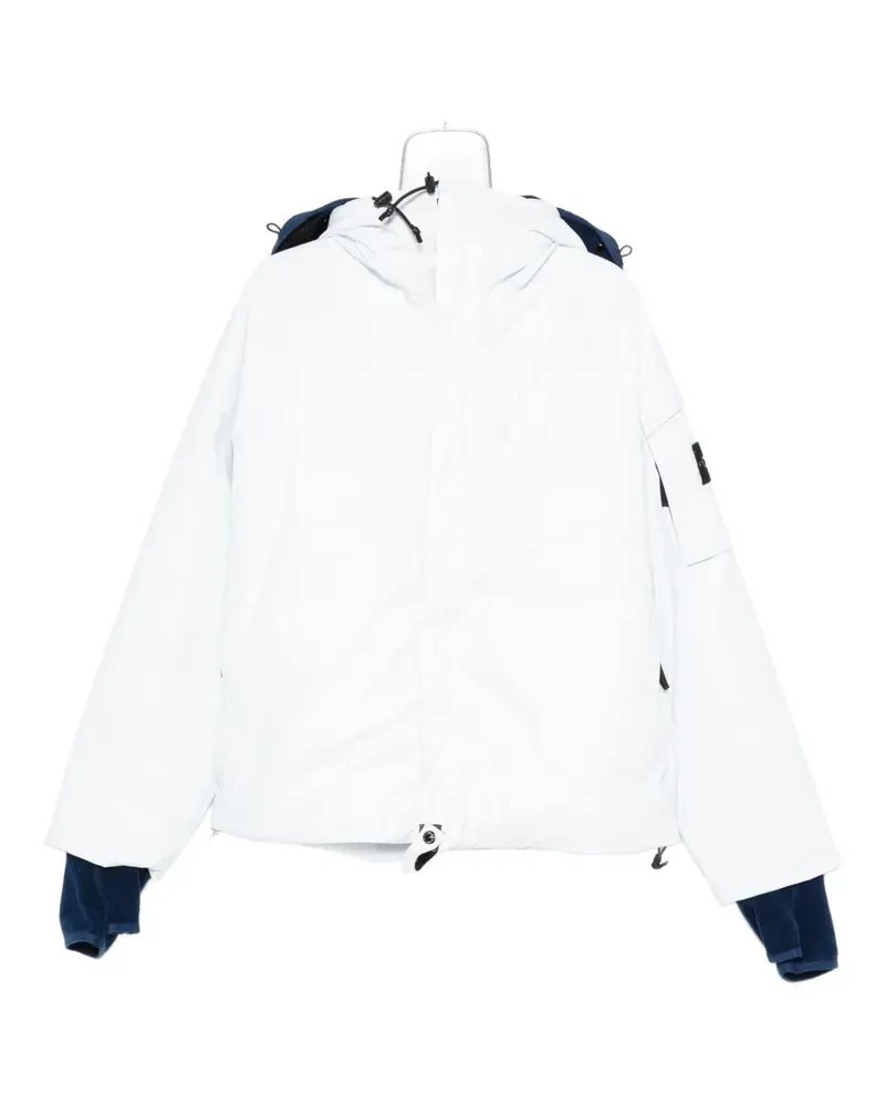Stone Island Mantel mit Logo-Patch - Blau Blau