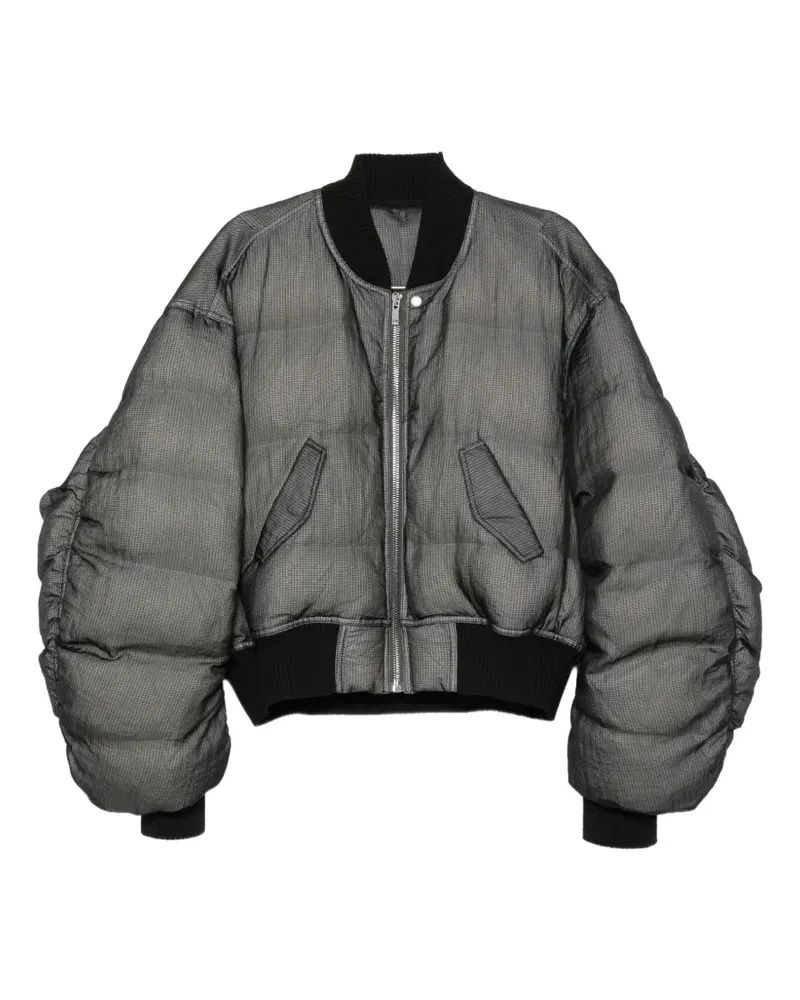 Rick Owens Gesteppte Bomberjacke - Grau Grau