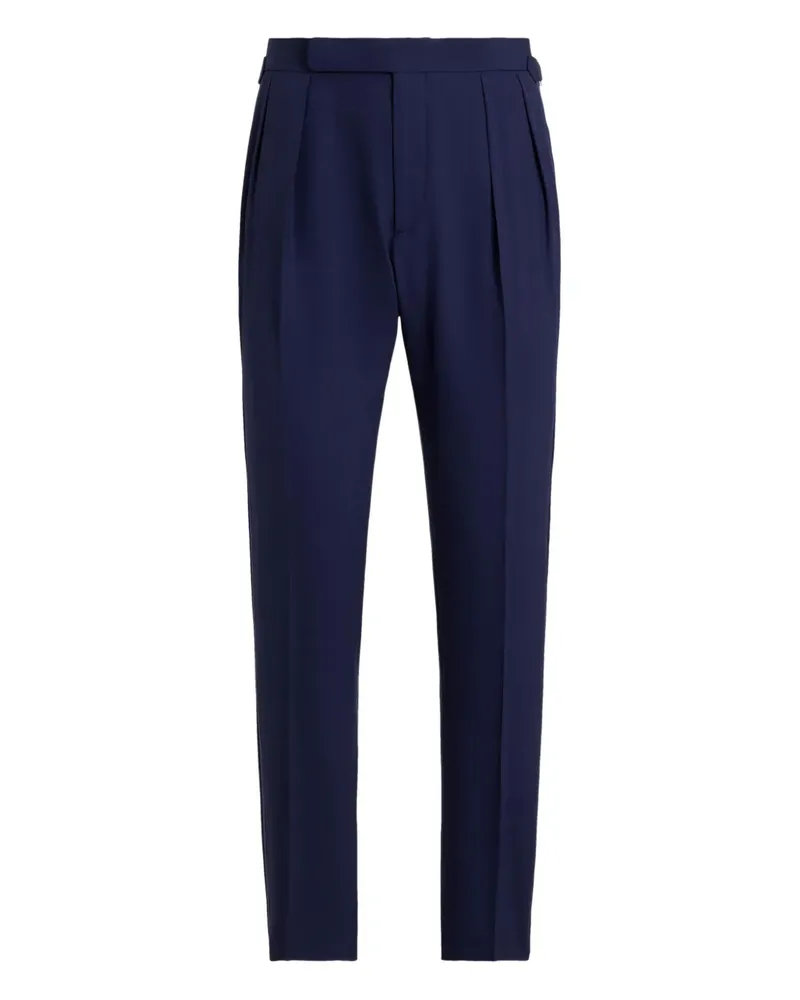 Ralph Lauren Barathea woven trousers - Blau Blau