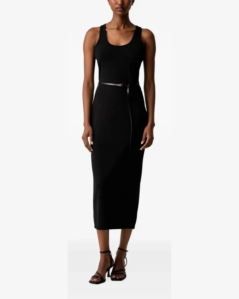 Michael Kors Kleid mit Racerback - Schwarz Schwarz