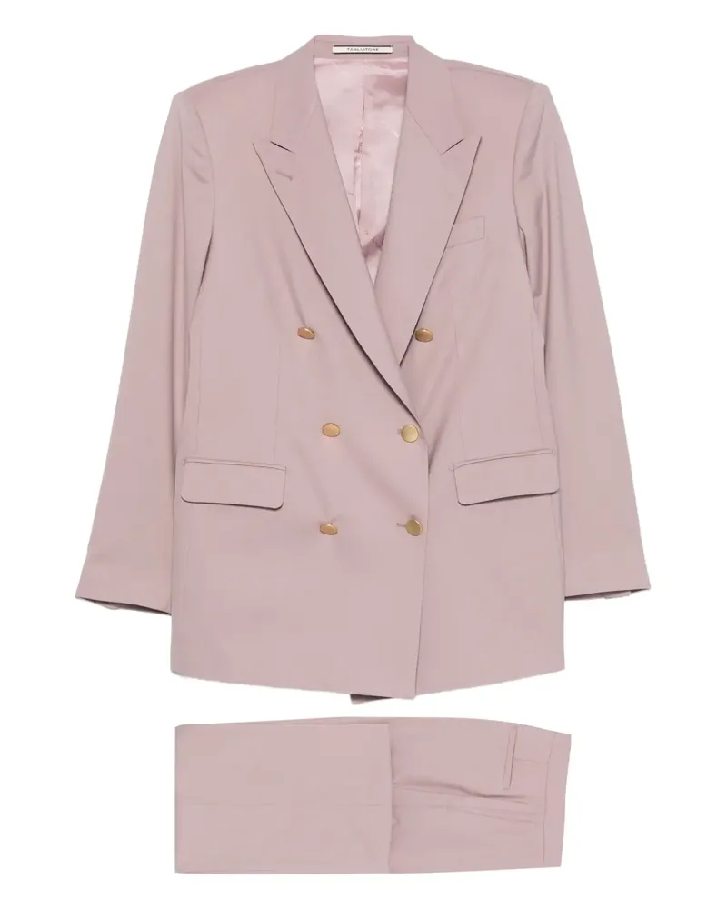Tagliatore Jasmine double-breasted button suit - Rosa Rosa