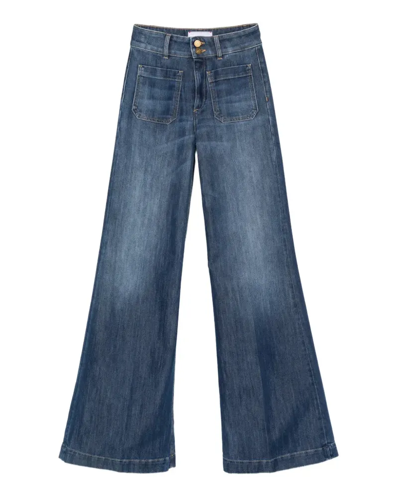 Seafarer Jeans mit weitem Bein - Blau Blau