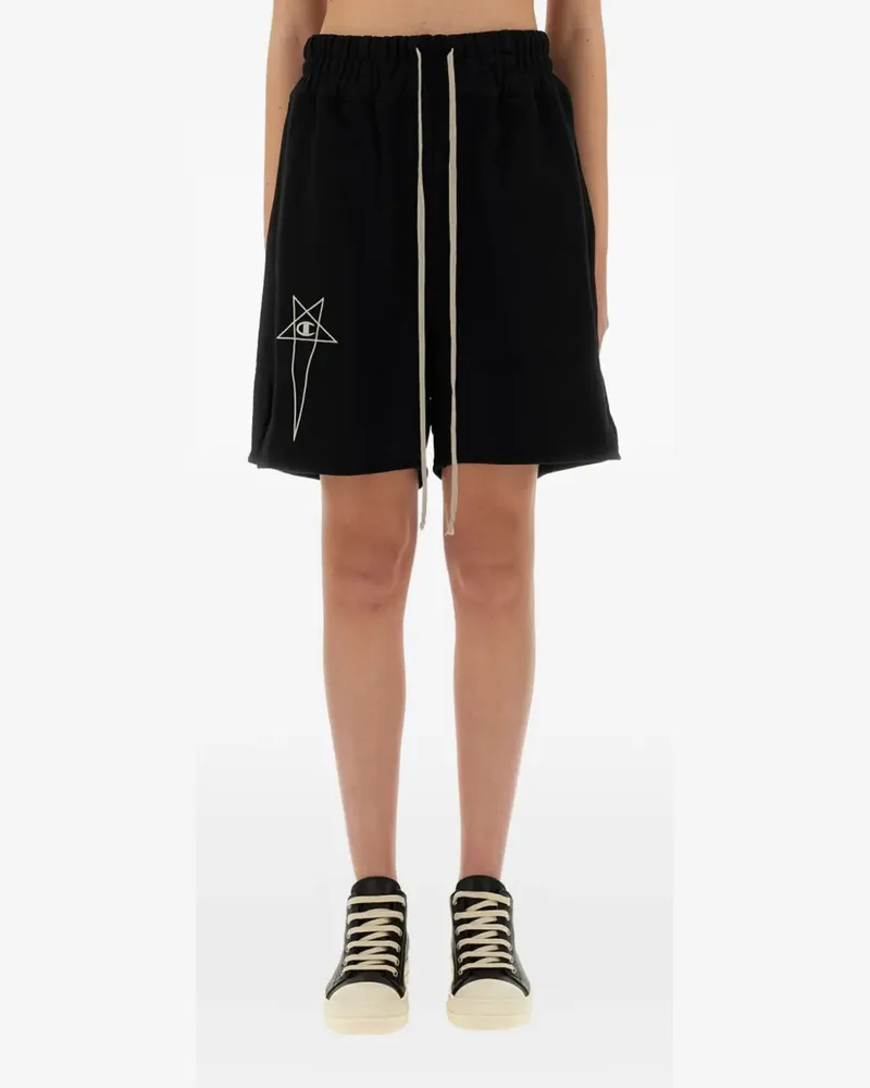 Rick Owens Shorts mit Kordelzug - Schwarz Schwarz