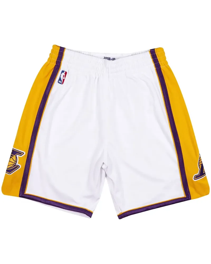 Mitchell & Ness NBA LA Lakers 2009 Shorts - Weiß Weiß