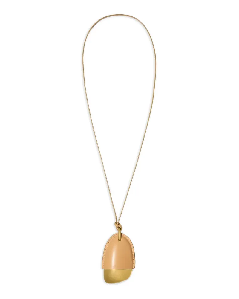 Michael Kors stone pendant necklace - Gold Gold