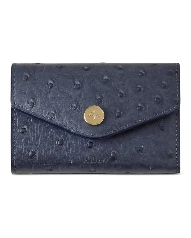 Mulberry Portemonnaie mit geprägten Klappen - Blau Blau