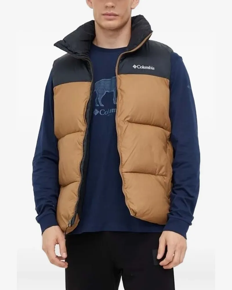Columbia Sportswear Company Gesteppte Weste in zwei Farben - Braun Braun