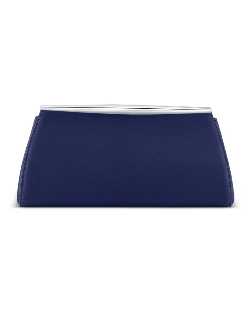 Tyler Ellis Suzannah Clutch aus Satin - Blau Blau