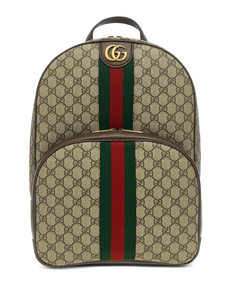 Gucci Mittelgroßer Ophidia GG Supreme Rucksack - Nude Nude