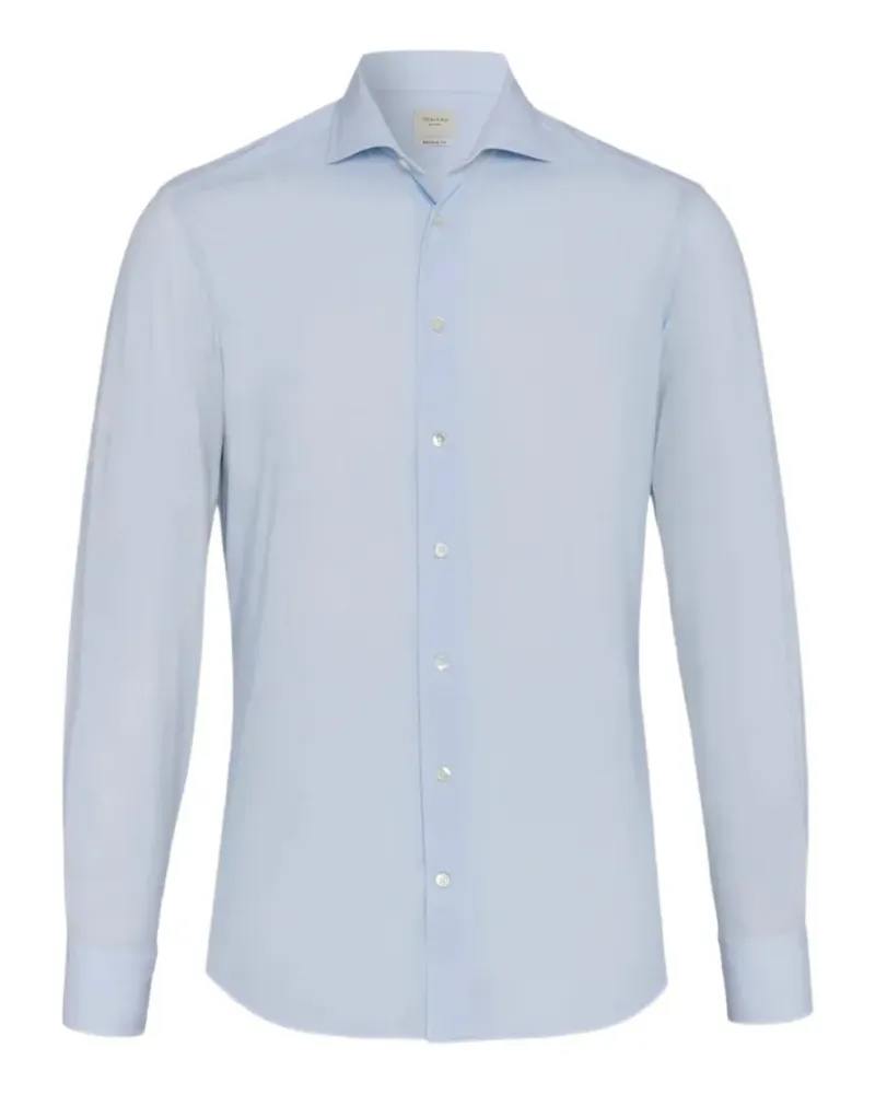 Traiano Milano long-sleeve buttoned shirt - Blau Blau