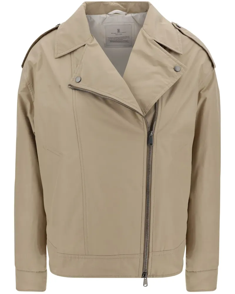 Brunello Cucinelli Jacke im Trench-Look - Nude Nude