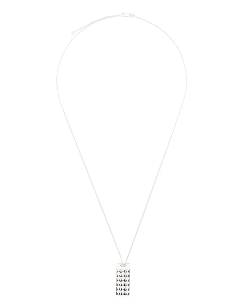 Le Gramme pyramid-pendant necklace - Silber Silber