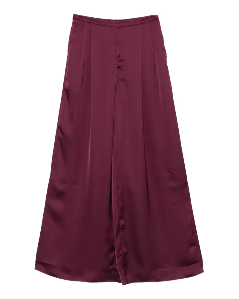 Norma Kamali Klassische Bundfaltenhose - Violett Violett